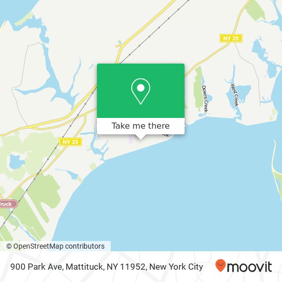 Mapa de 900 Park Ave, Mattituck, NY 11952