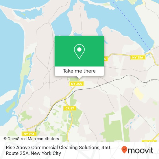 Rise Above Commercial Cleaning Solutions, 450 Route 25A map