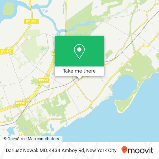 Mapa de Dariusz Nowak MD, 4434 Amboy Rd