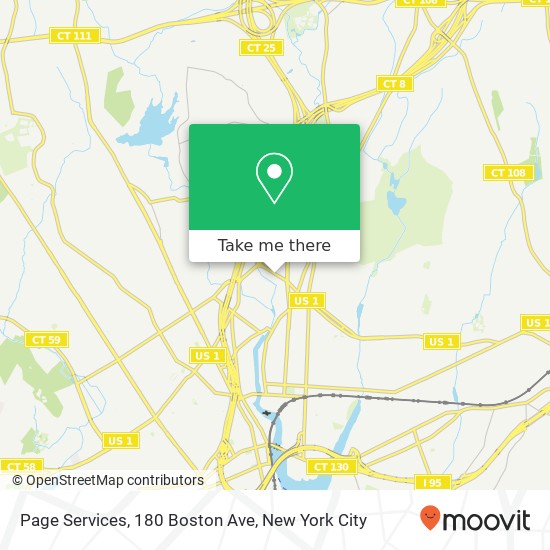 Mapa de Page Services, 180 Boston Ave