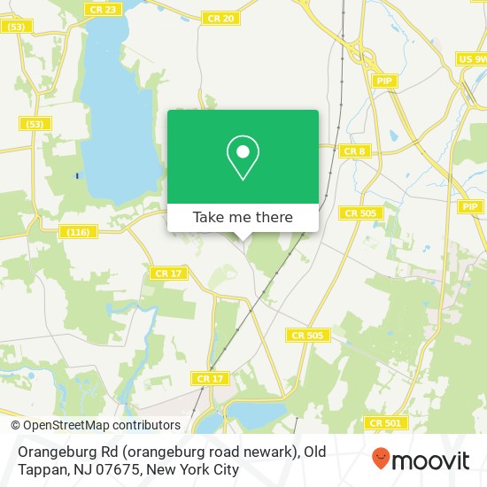 Orangeburg Rd (orangeburg road newark), Old Tappan, NJ 07675 map
