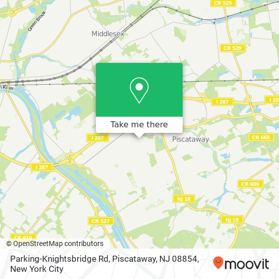 Parking-Knightsbridge Rd, Piscataway, NJ 08854 map