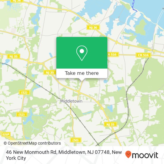 46 New Monmouth Rd, Middletown, NJ 07748 map