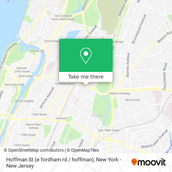 Hoffman St (e fordham rd / hoffman) map