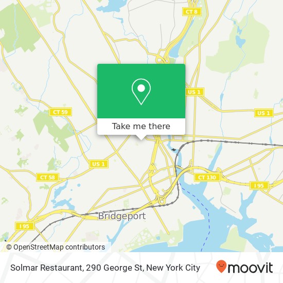 Mapa de Solmar Restaurant, 290 George St