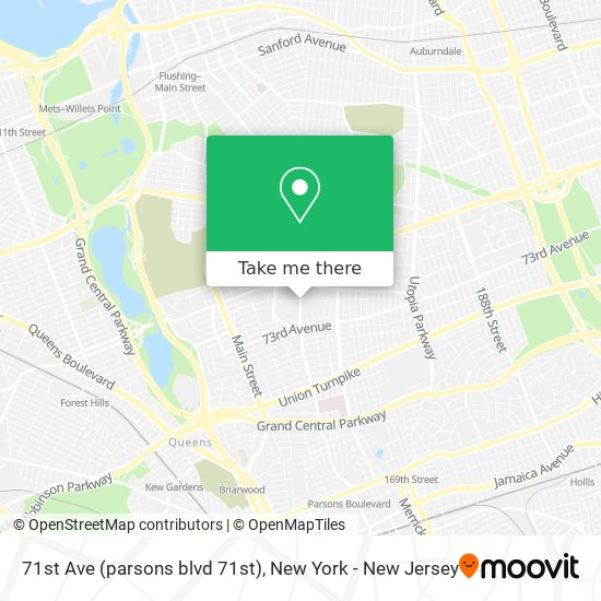 71st Ave (parsons blvd 71st) map