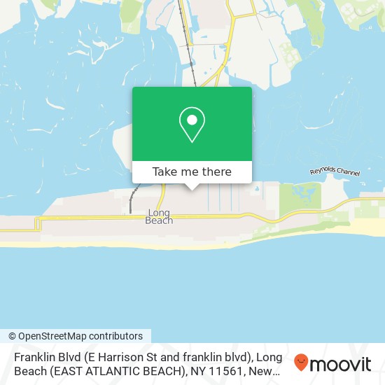 Franklin Blvd (E Harrison St and franklin blvd), Long Beach (EAST ATLANTIC BEACH), NY 11561 map