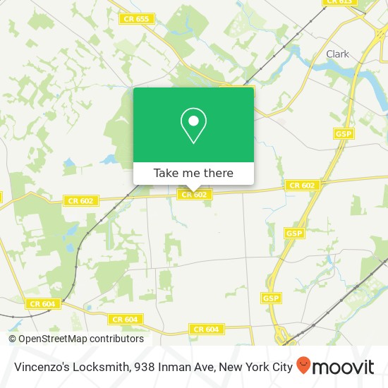 Vincenzo's Locksmith, 938 Inman Ave map