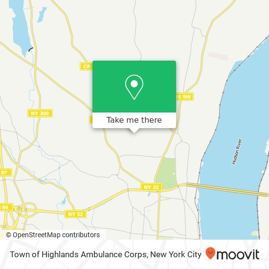 Mapa de Town of Highlands Ambulance Corps