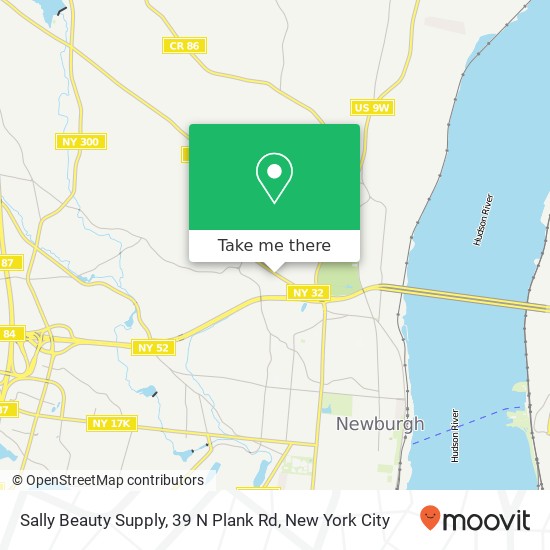 Mapa de Sally Beauty Supply, 39 N Plank Rd