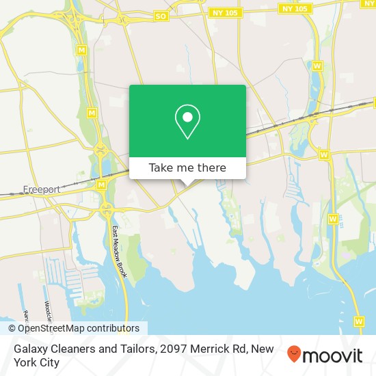 Galaxy Cleaners and Tailors, 2097 Merrick Rd map