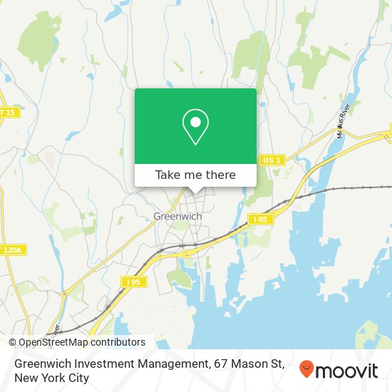 Mapa de Greenwich Investment Management, 67 Mason St