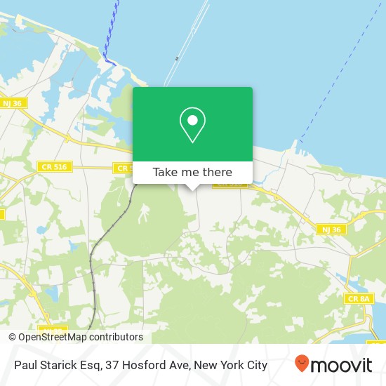 Mapa de Paul Starick Esq, 37 Hosford Ave