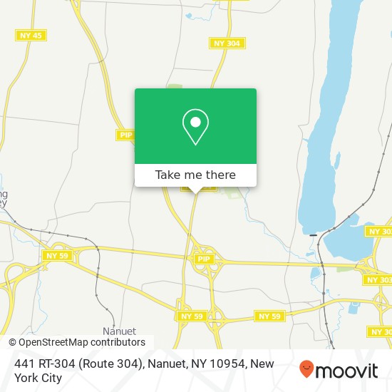 Mapa de 441 RT-304 (Route 304), Nanuet, NY 10954
