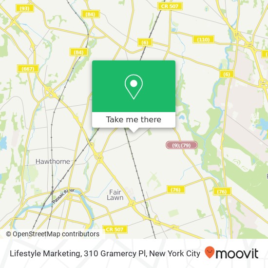 Mapa de Lifestyle Marketing, 310 Gramercy Pl