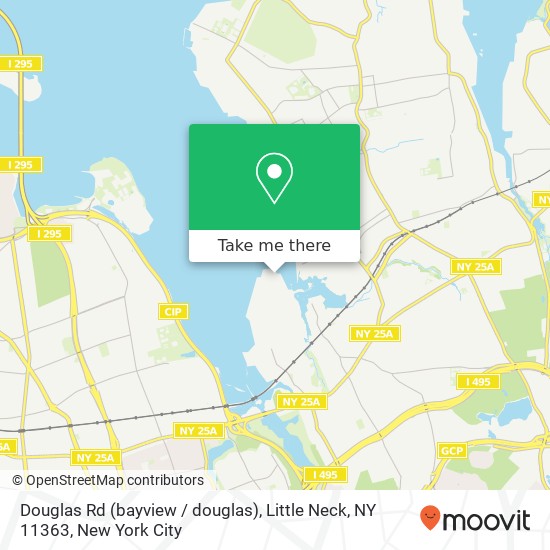 Mapa de Douglas Rd (bayview / douglas), Little Neck, NY 11363