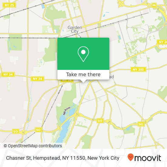 Chasner St, Hempstead, NY 11550 map
