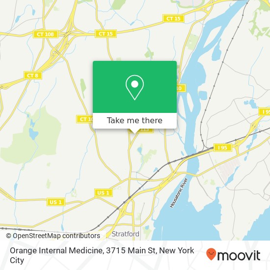 Orange Internal Medicine, 3715 Main St map