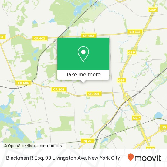 Mapa de Blackman R Esq, 90 Livingston Ave