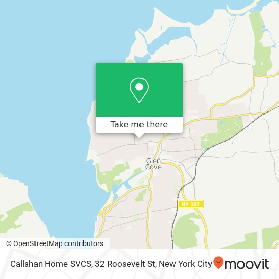 Callahan Home SVCS, 32 Roosevelt St map