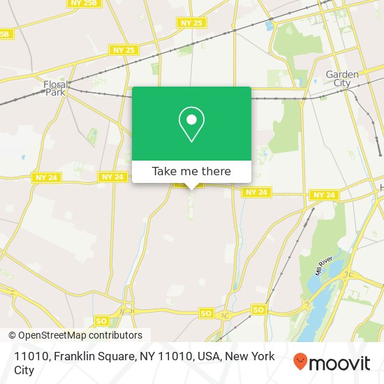 11010, Franklin Square, NY 11010, USA map