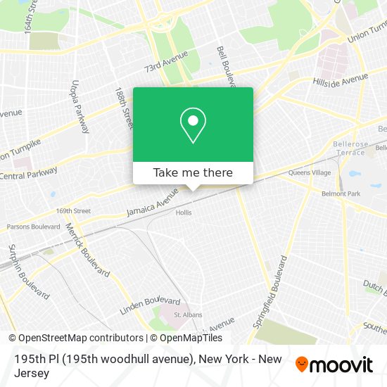Mapa de 195th Pl (195th woodhull avenue)