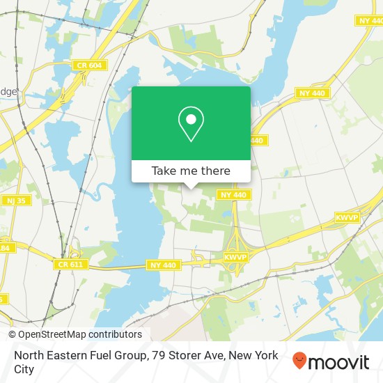 Mapa de North Eastern Fuel Group, 79 Storer Ave