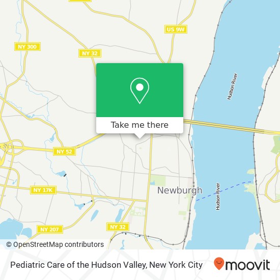 Mapa de Pediatric Care of the Hudson Valley, 266 North St