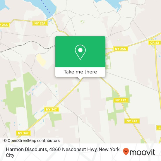 Harmon Discounts, 4860 Nesconset Hwy map