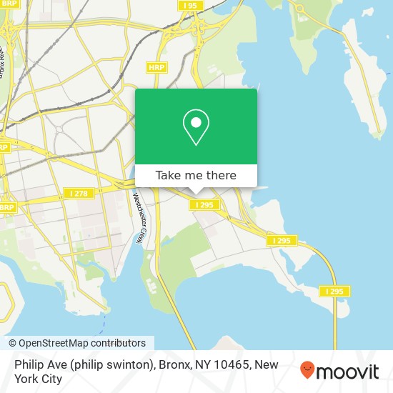 Philip Ave (philip swinton), Bronx, NY 10465 map