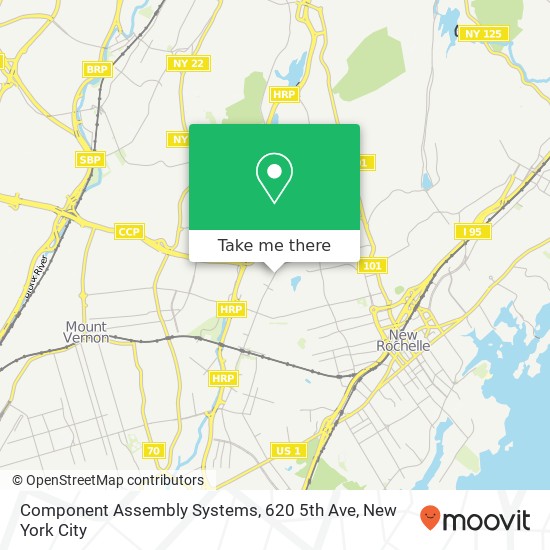 Component Assembly Systems, 620 5th Ave map