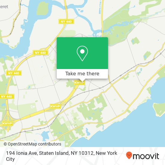 194 Ionia Ave, Staten Island, NY 10312 map