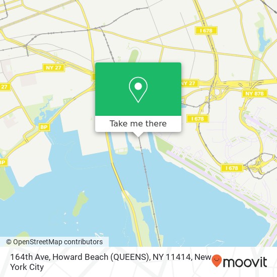 Mapa de 164th Ave, Howard Beach (QUEENS), NY 11414