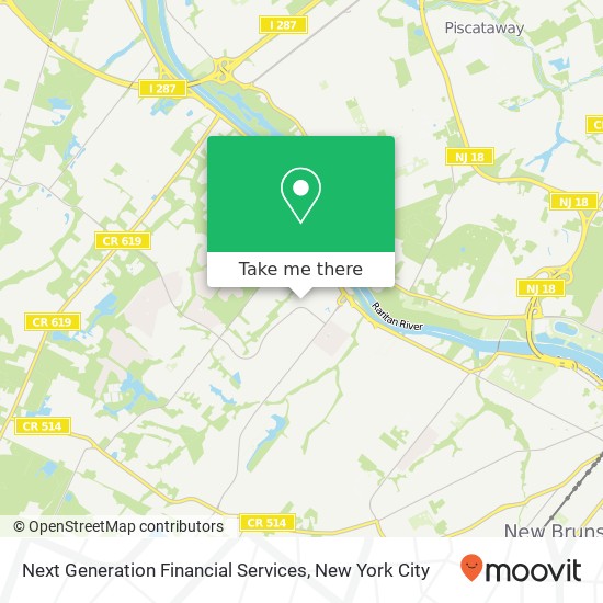 Next Generation Financial Services, 500 New Brunswick Rd map