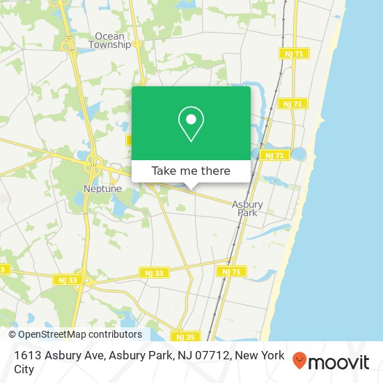 1613 Asbury Ave, Asbury Park, NJ 07712 map