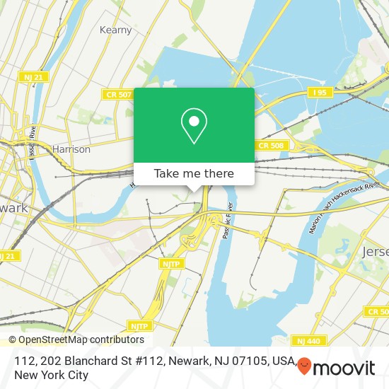 112, 202 Blanchard St #112, Newark, NJ 07105, USA map