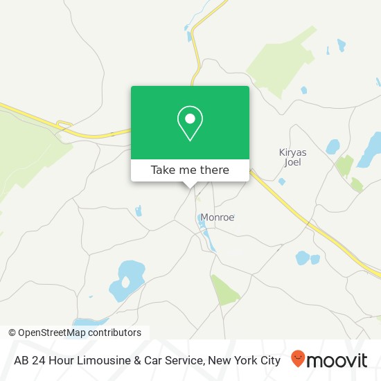 Mapa de AB 24 Hour Limousine & Car Service
