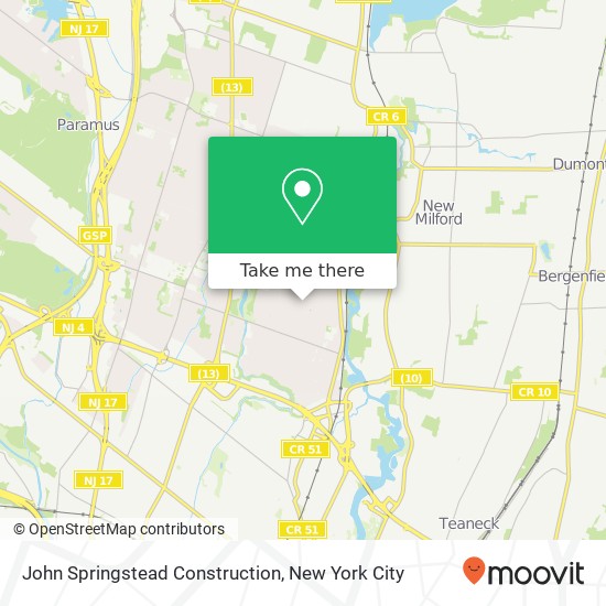 Mapa de John Springstead Construction