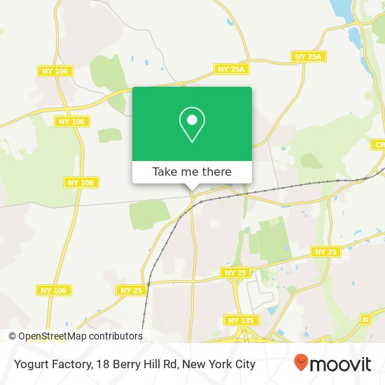 Mapa de Yogurt Factory, 18 Berry Hill Rd