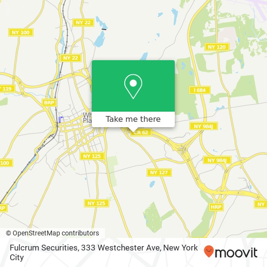 Fulcrum Securities, 333 Westchester Ave map