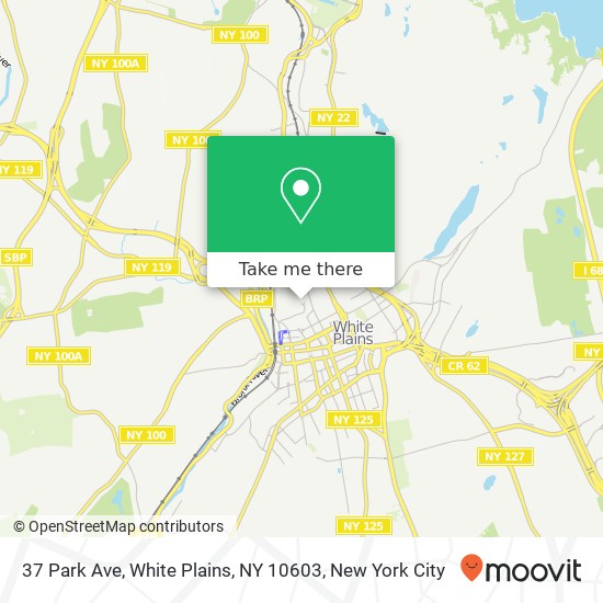 37 Park Ave, White Plains, NY 10603 map