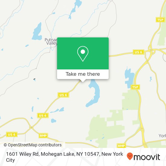 1601 Wiley Rd, Mohegan Lake, NY 10547 map