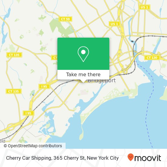 Mapa de Cherry Car Shipping, 365 Cherry St