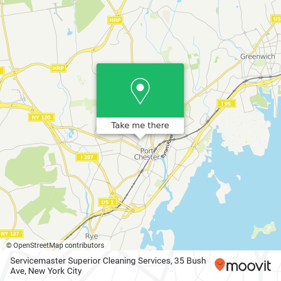 Mapa de Servicemaster Superior Cleaning Services, 35 Bush Ave