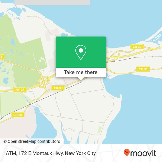 Mapa de ATM, 172 E Montauk Hwy