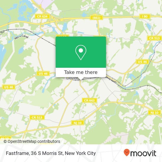 Mapa de Fastframe, 36 S Morris St