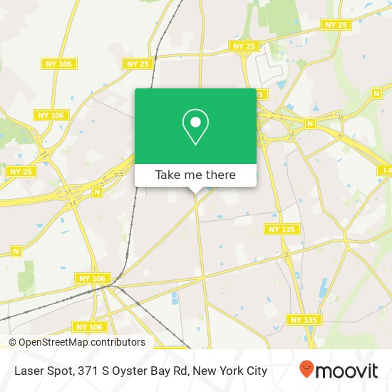 Mapa de Laser Spot, 371 S Oyster Bay Rd