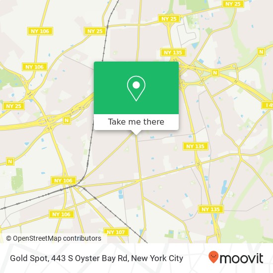 Gold Spot, 443 S Oyster Bay Rd map