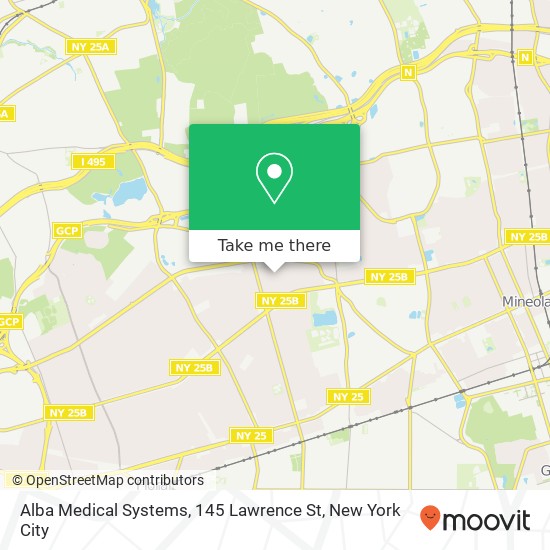 Alba Medical Systems, 145 Lawrence St map