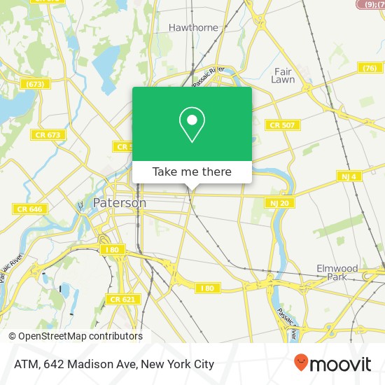 Mapa de ATM, 642 Madison Ave